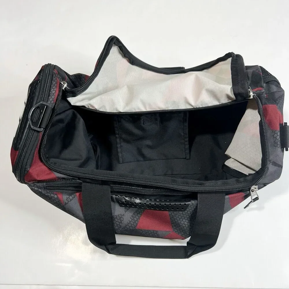 Nike Duffel Bag Jacquard Camo Maroon 20